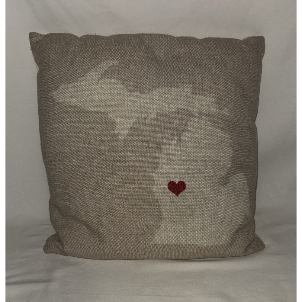 West Michigan Throw Pillow